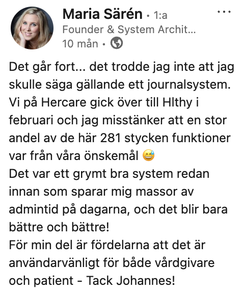 Maria Sarén, Hälsostrateg